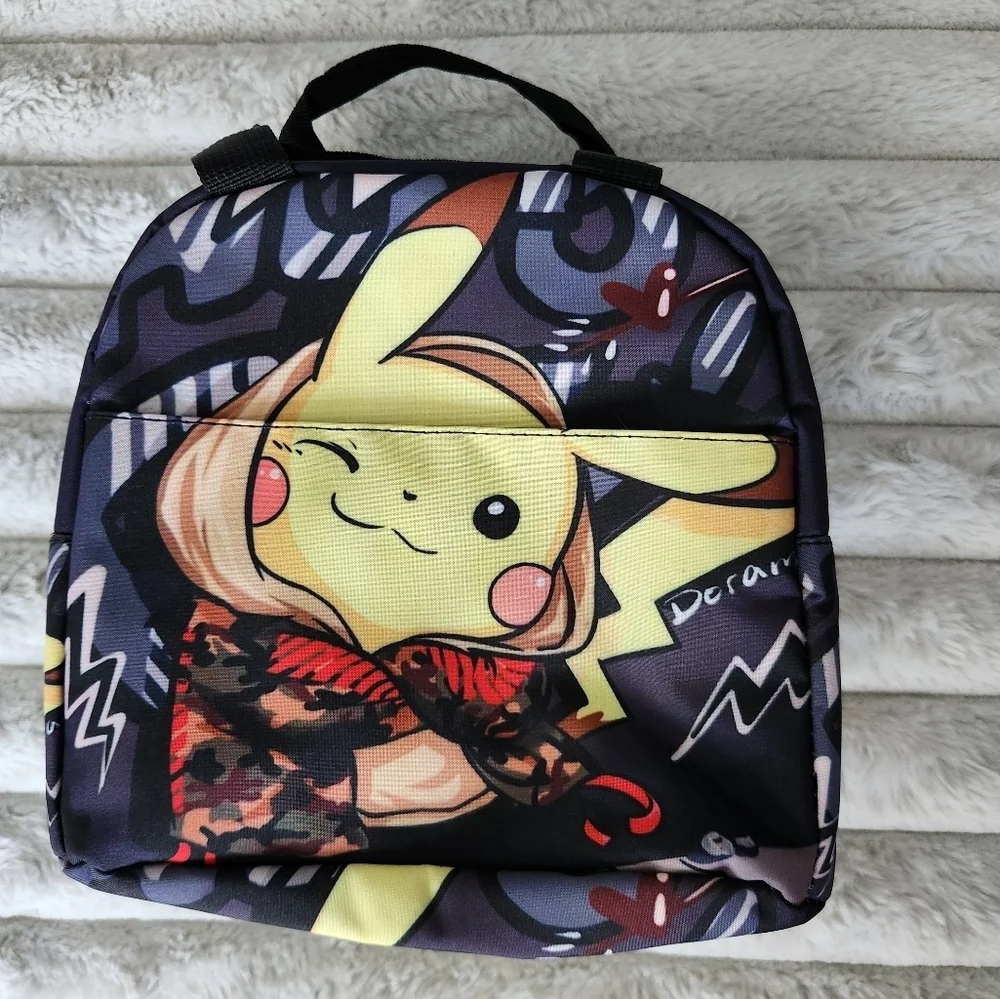 Pikachu Graphic Lunchbox Pokemon Kids Lunchbag